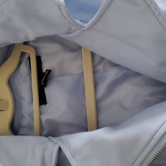 Forever 21 Baby Blue Crop Jacket size M - Picture 5 of 15